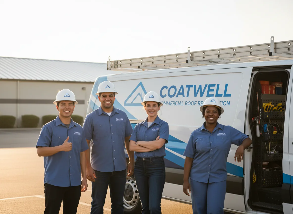 Commercial roof coating company in Fairfax, IA